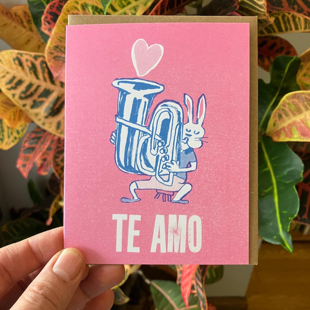 &#39;Te Amo&#39; Greeting Card for The Culture Curious